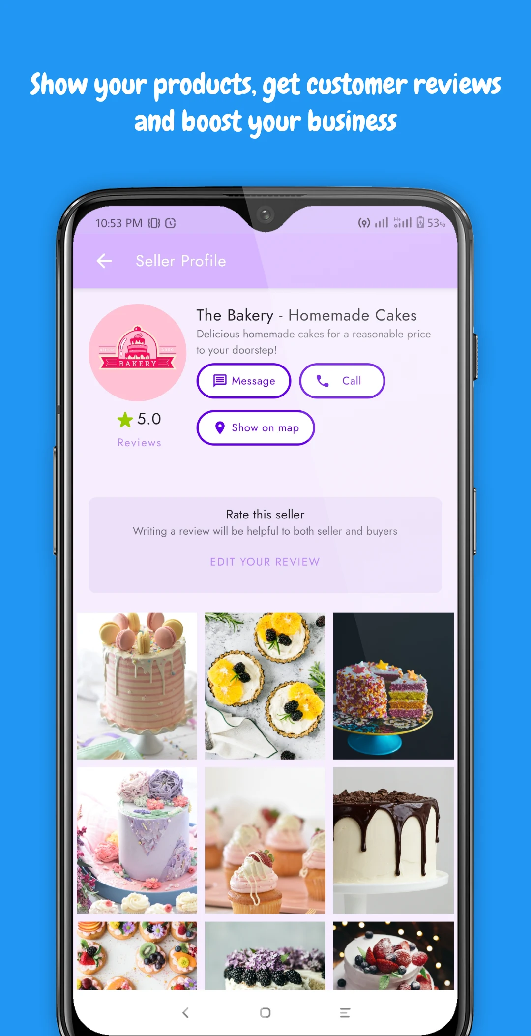 CakeMart: Find Nearby Bakers screenshot